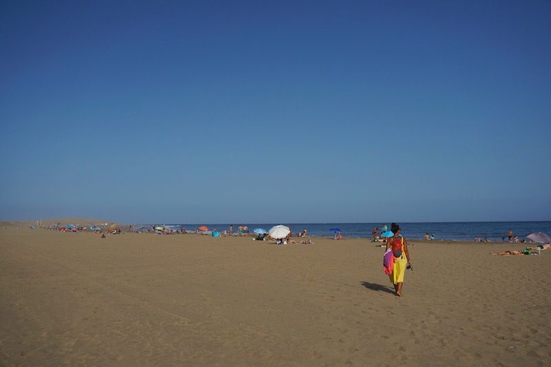Playa de Maspalomas (cerca del Faro de Maspalomas y el Paseo de las Meloneras)